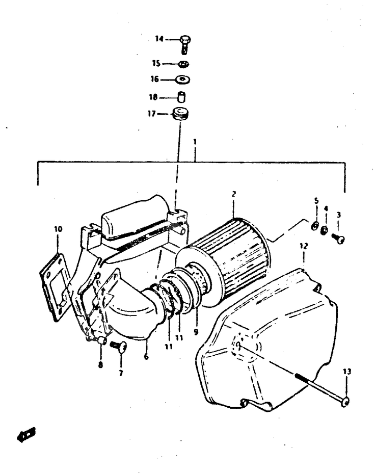 FILTRE A AIR POUR SUZUKI XN85 TXN85D 1983