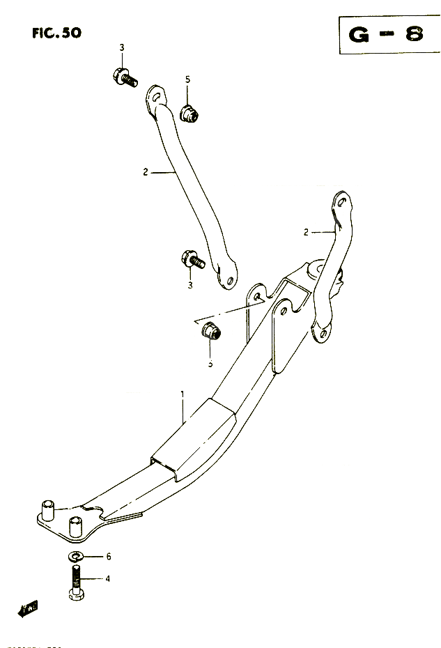 ATTACHE REMORQUE POUR SUZUKI QUADRUNNER 250 1986 POUR SUZUKI QUADRUNNERLT250EF