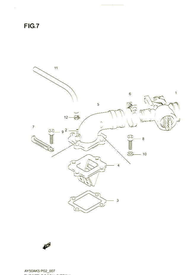 ENSEMBLE INJECTION DITECH POUR SUZUKI KATANA 50 2005 POUR SUZUKI KATANAAY50AK5 