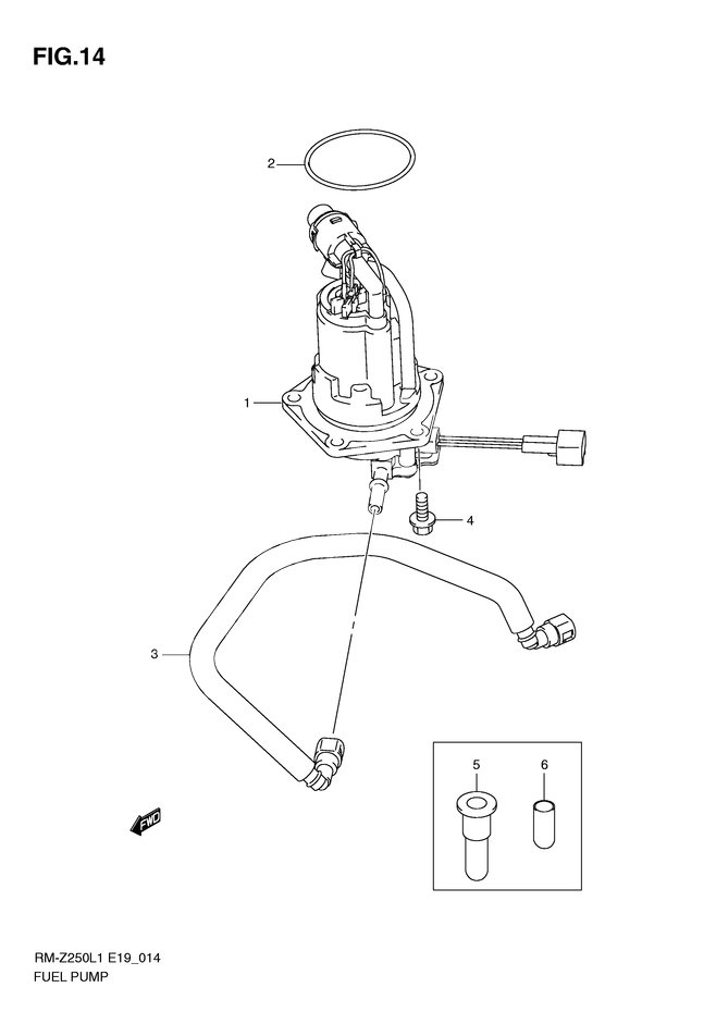 POMPE A ESSENCE POUR SUZUKI RM ZRM Z250L1 2011