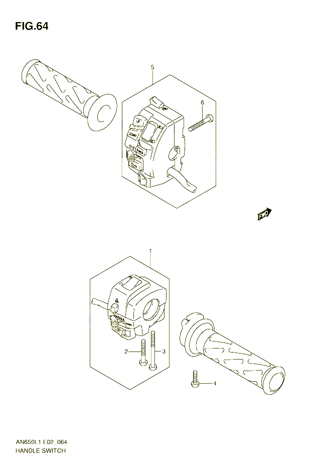 COMMODOS AN650AL1 E24 POUR SUZUKI BURGMAN 650 2011 POUR BURGMAN 650 AN650AL1