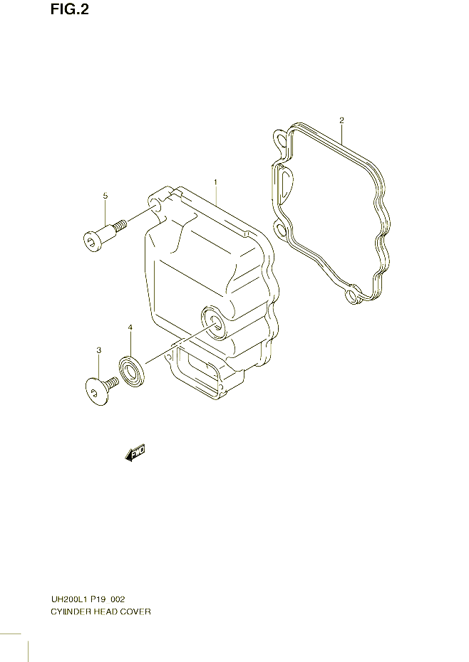 COUVERCLE DE CULASSE POUR SUZUKI BURGMAN 200 2011 POUR SUZUKI BURGMANUH200GL1