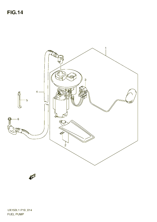 POMPE A ESSENCE POUR SUZUKI SIXTEEN 150 2011 POUR SUZUKI SIXTEENUX150L1