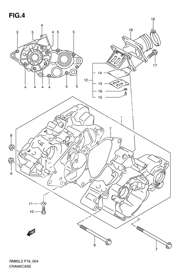 CARTER POUR SUZUKI RMRM85LL2 2012